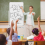 Casart Double-Sided Magnetic Rolling Erase Board Mobile Whiteboard AdjustableW/ Marker 4