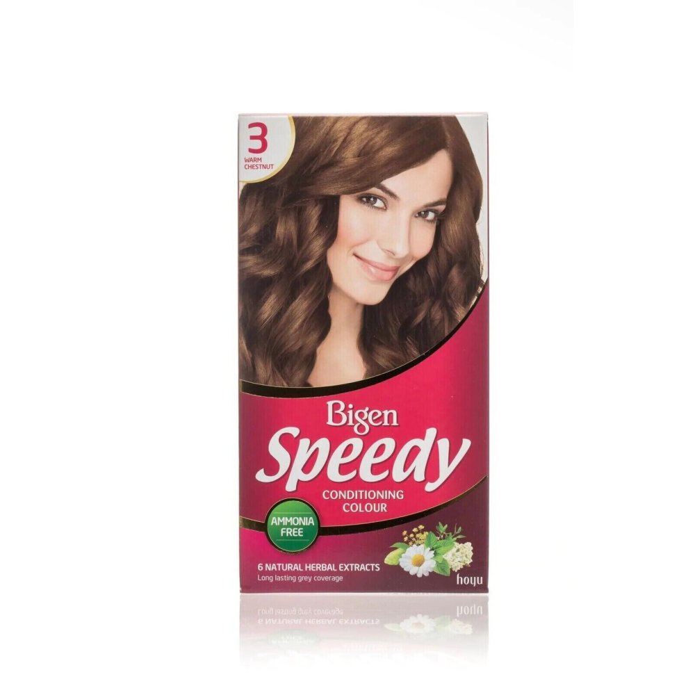 BIGEN Speedy 3 Conditioning Hair Colour Warm Chestnut