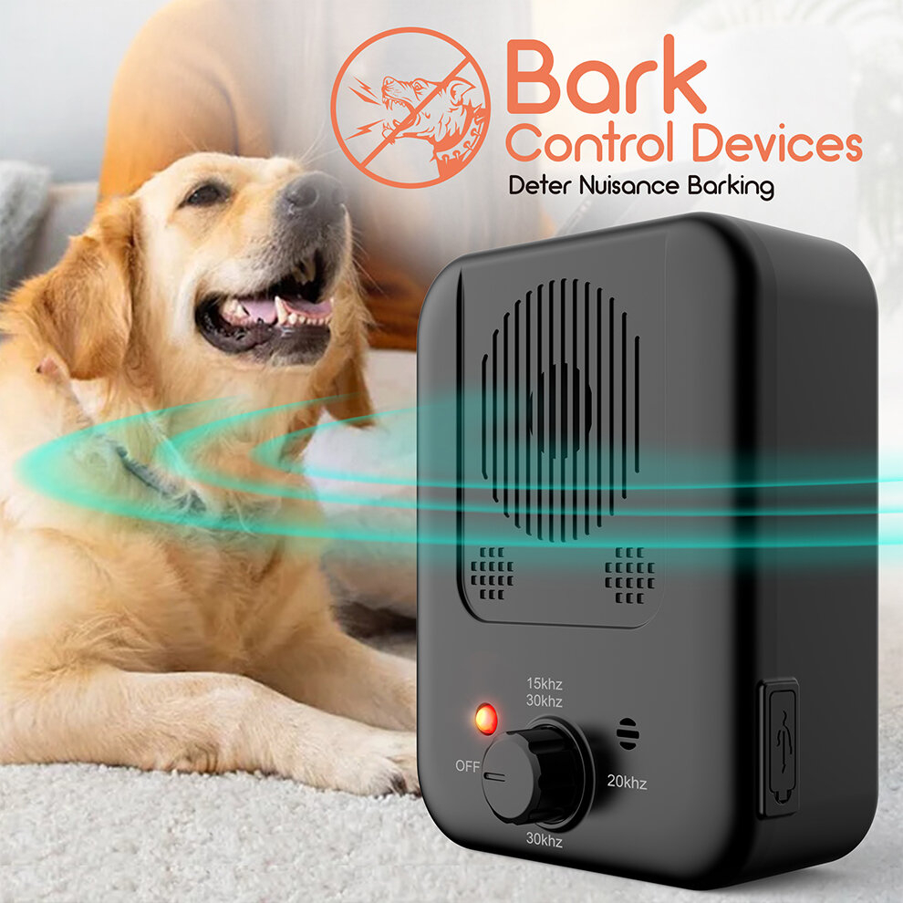 Anti Barking Device 3 Levels Ultrasonic Dog Barking Deterrent Dog