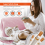 (Pink) Wärmer Electric Heated Throw Blanket - Extra Large 6
