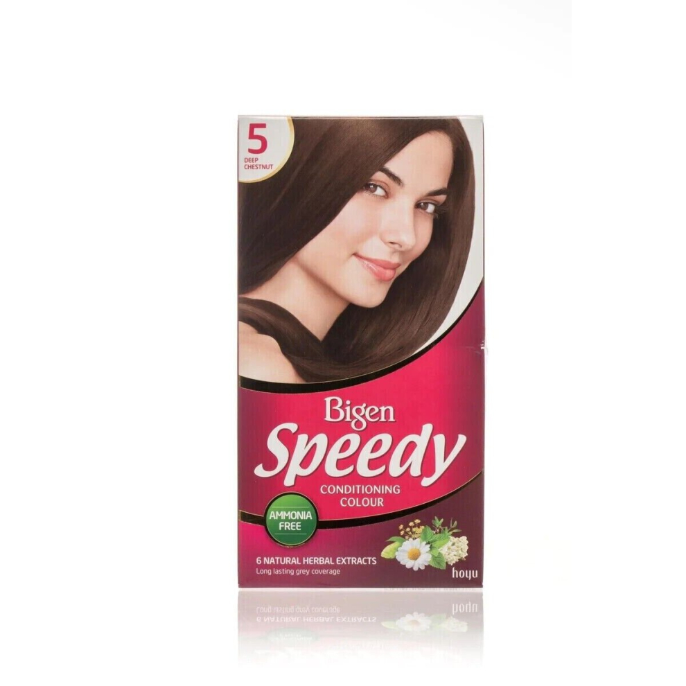 BIGEN Speedy 5 Conditioning Hair Colour Deep Chestnut