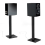 Norstone ESSE Pair of Speaker Stands 61cm Black/Black 5