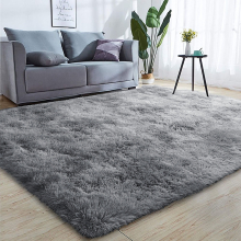 (120cm x 170cm (4ft x 5ft 8")- Small Area Rug) Large Shaggy Area Rugs Fluffy Soft Grey Carpet Rug
