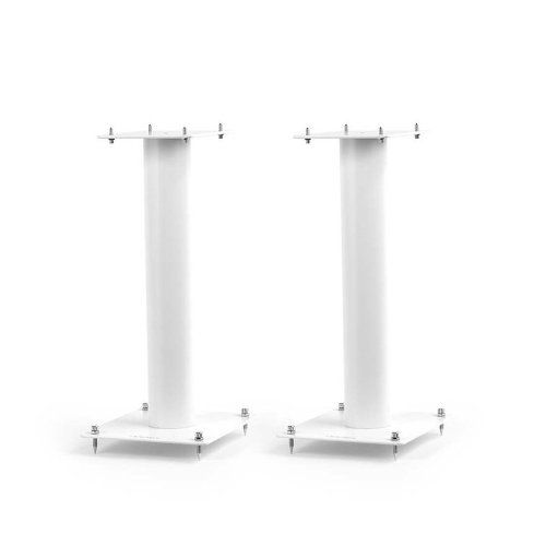 Norstone Stylum1 Satin White 50cm Pair of Speaker Stands 1