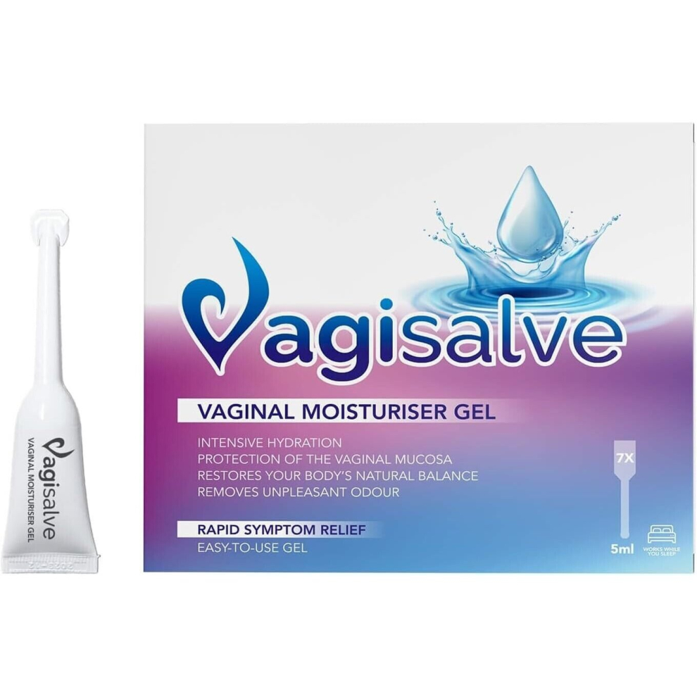 Vagisalve Vaginal Moisturiser Gel Eliminates Feminine Odour 7/PK