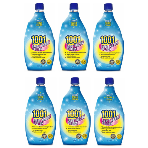 1001 Carpet Machine Solution 500ml (Pack of 6)