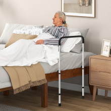 Bed Assist Rail Adjustable Bedside Standing Bar Fall Prevention Safety Hand Bar