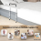 Costway Bed Assist Rail Adjustable Bedside Standing Bar Fall Prevention Safety Hand Bar 2