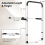 Costway Bed Assist Rail Adjustable Bedside Standing Bar Fall Prevention Safety Hand Bar 3