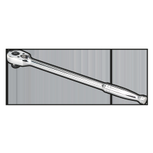 SEALEY - AK662L Ratchet Wrench Long Pattern 375mm 1/2"Sq Drive Pear-Head Flip Reverse
