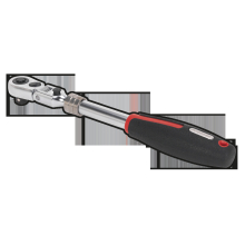 SEALEY - AK8983 Ratchet Wrench 3/8"Sq Drive Flexi-Head Extendable Platinum Series