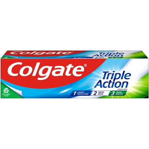 Colgate Colgate Triple Action Anticavity Toothpaste, Mint Freshness 75ml