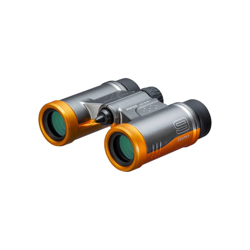 (Orange) Pentax UD 9x21 Compact Lightweight Multi-Coated Roof Prism Binoculars