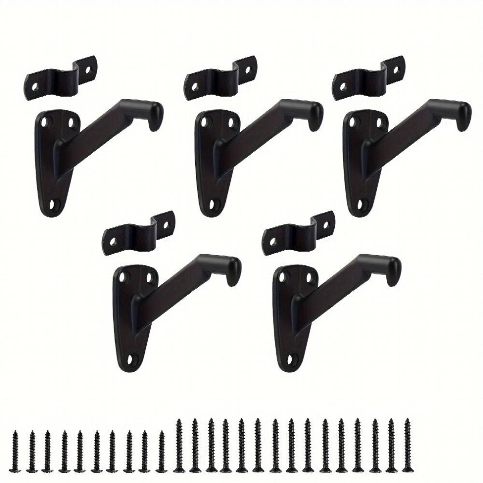 5Pcs Handrail Brackets Or Stairs With Mounting Screws 885680867057