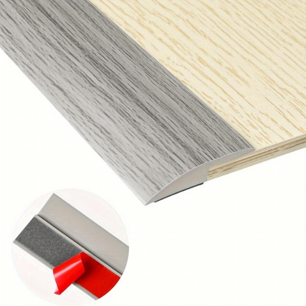 1Pc 6 56Ft Floor Transition Strip Self Adhesive Carpet & Flooring Transitions Edging Trim Strip Pvc Threshold Transitions Suitable For Threshold Heigh 885680868832