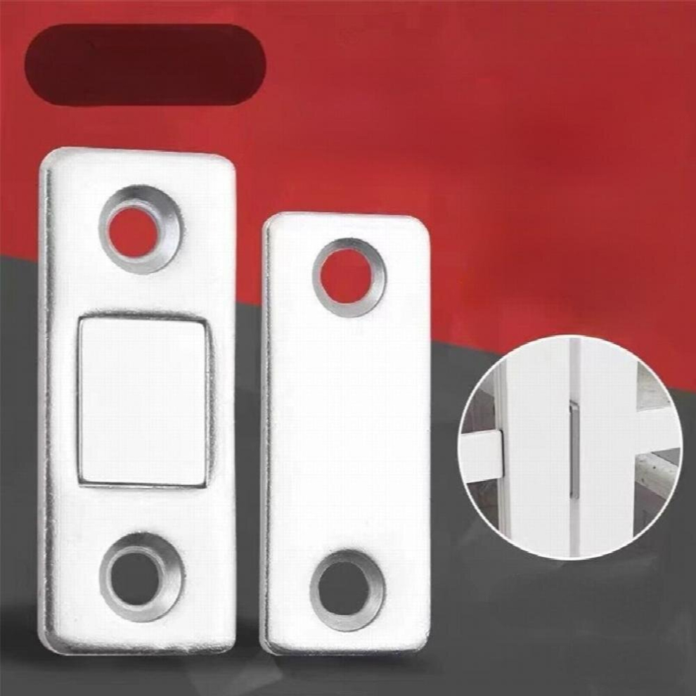 1 2 3 Pairs Stainless Steel Punch Hidden Shaped Cabinet Door Magnetic Suction Wardrobe Door Strong Magnetic Door Suction 885680868283