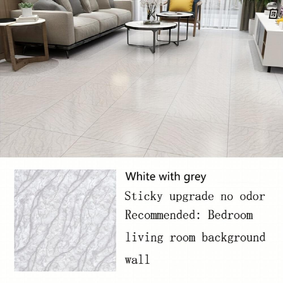 10Pcs Marble Self Adhesive Pvc Floor Can Be Applied To Living Room Restaurant Shopping Mall Office 885680872501