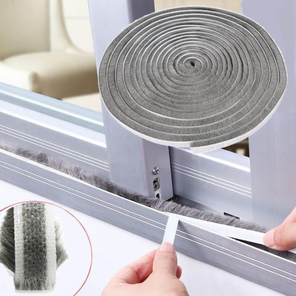 1Pc Weather Stripping Door Window Seal Strip 10 06 Meter Self Adhesive Strong Adhesion Soundproofing Draft Blocker Dustproof Strip 885680871504