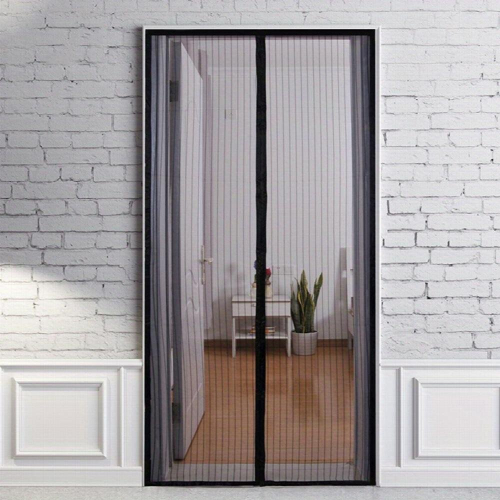 1pc Heavy Duty Magnetic Screen Door With Pet Friendly Retractable Mesh Keep The Bugs Out 2