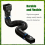 2pcs Flexible Extendable Drain Downspout Extender Down Spout Drain Extensions 5