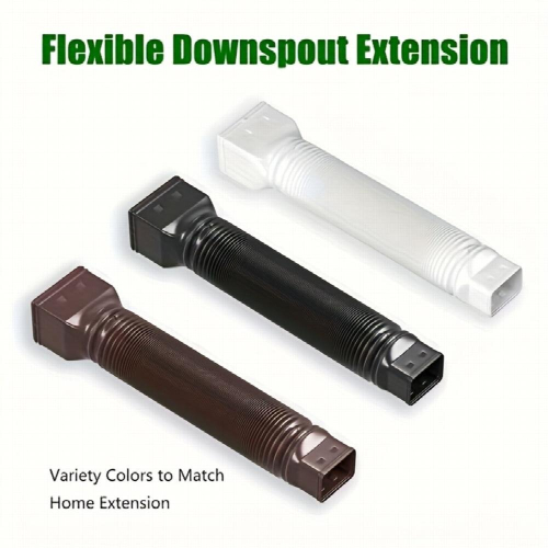 2pcs Flexible Extendable Drain Downspout Extender Down Spout Drain Extensions 1