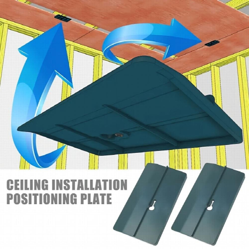 2pcs Woodworking Ceiling Installation Aid Plate Plaster Plate Fixed Installation Ceiling Positioning Renovation Tools 2