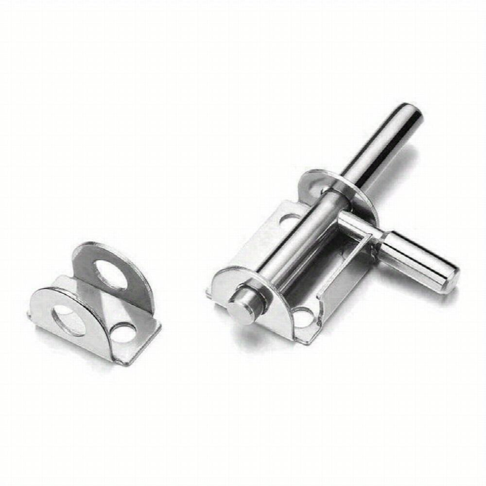 2Pcs Stainless Steel Door Latch Bolts Sliding Lock Barrel Bolt Safety Lock Garden Gate Shed Sliding Door Tower Bolt Latch 885680860584