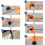 1 Set Tile Leveling Tool Manufacturer Leveling Tool Cross shaped Plastic Wall Tile Locator Adjustment Tool 2