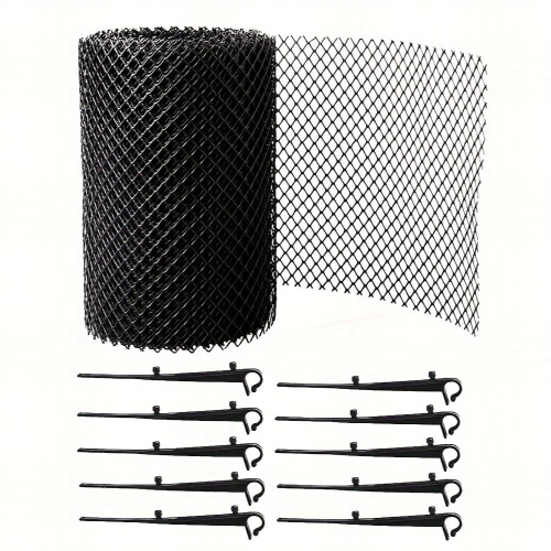 1pc Gutter Guard Mesh Leaf Blocking Net Plastic Mesh Fence Mesh Placing Sewer Clogs