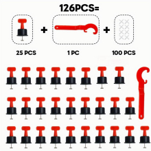 1 Set Tile Leveling Tool Manufacturer Leveling Tool Cross shaped Plastic Wall Tile Locator Adjustment Tool