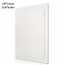 1pc Plastic Repair Mouth With Door Frame Dry Wall Repair Panel Size Wall Hole Cover Repair Door Dry Wall Pipe Repair Panel Heavy Duty Durable Plastic