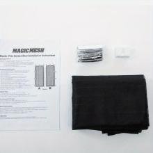 1pc Magnetic Door Screen Magnetic Gauze Door Reinforced Fiberglass Gauze Door Curtain Heavy Duty Gauze Door For Patio Door Enjoy Fresh Air 100mmX210mm
