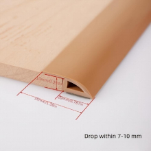 1pc 10 15 Mm PVC Self adhesive Protective Floor Mat Flat Button Strip Strips Fit Flooring Threshold Seam Edge Trim Home Decoration