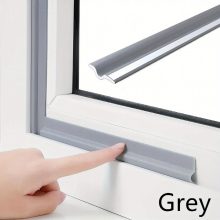 1 Roll 200 0 Cm Window Sealing Strip Sliding Window Sealing Strip Plastic Steel Window Aluminum Alloy Windshield Window Sealing Strip Door Window Door
