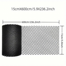1 Roll Gutter Guard Mesh Resizable Flexible Corrosion Resistance Gutter Guard For Drainage Eaves Downspout Netting Cover For Farm Protection Cover