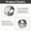 4pcs Staircase Handrails Decorating Plug PVC Armrest Accessories Pipe Plug Wall Bracket Round End Caps 45mm 5