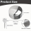 4pcs Staircase Handrails Decorating Plug PVC Armrest Accessories Pipe Plug Wall Bracket Round End Caps 45mm 6
