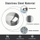 4pcs Staircase Handrails Decorating Plug PVC Armrest Accessories Pipe Plug Wall Bracket Round End Caps 45mm 2