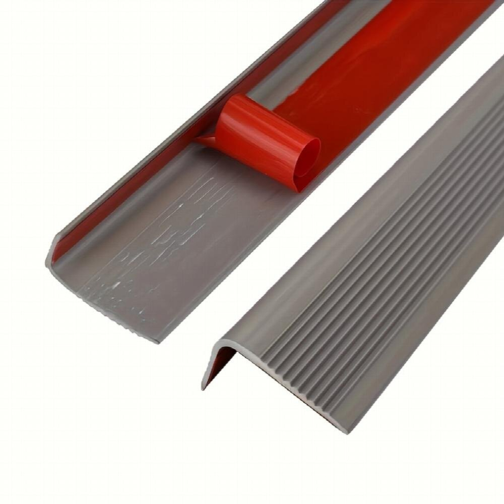 1pc 100 Vinyl Stair Nosing Stair Edging Self Adhesive Stair Edge Protector Stair Steps Edge Trim Non Slip And Waterproof