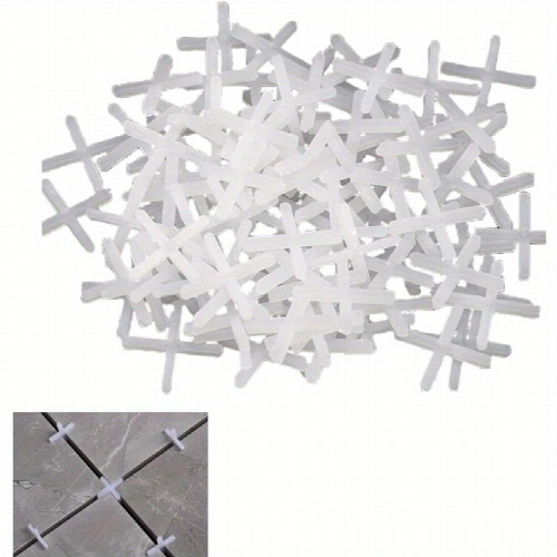 500pcs pack Multiple Sizes Tile Spacers Ceramic Wall Floor Tile Spacers Cross Spacer Mounting Paving Joint Fixed Dividers Tile Positioning Clips Level 2
