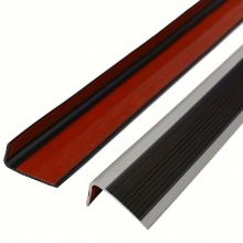 1pc 100 Vinyl Stair Nosing Stair Edging Self Adhesive Stair Edge Protector Stair Steps Edge Trim Non Slip And Waterproof