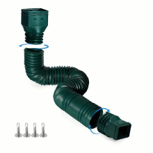 1pc Gutter Downspout Extensions Flexible Rain Downspout Extender Rainwater Drainage Diverter Down Spout Drain Extender Set With Screws From 20 To 149