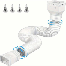1pc House Downspout Extension Telescopic Rain Gutter Drainage Pipe Outdoor Sewage Pipe