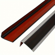 1pc 100 Vinyl Stair Nosing Stair Edging Self Adhesive Stair Edge Protector Stair Steps Edge Trim Non Slip And Waterproof