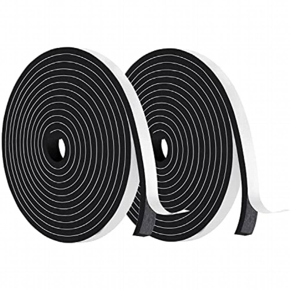 1Pc Foam Self Adhesive Weather Stripping Weatherstrip Tape For Doors And Windows Soundproofing Door Seal Sound Insulation Strip High Density 10 06Mete 885680871238