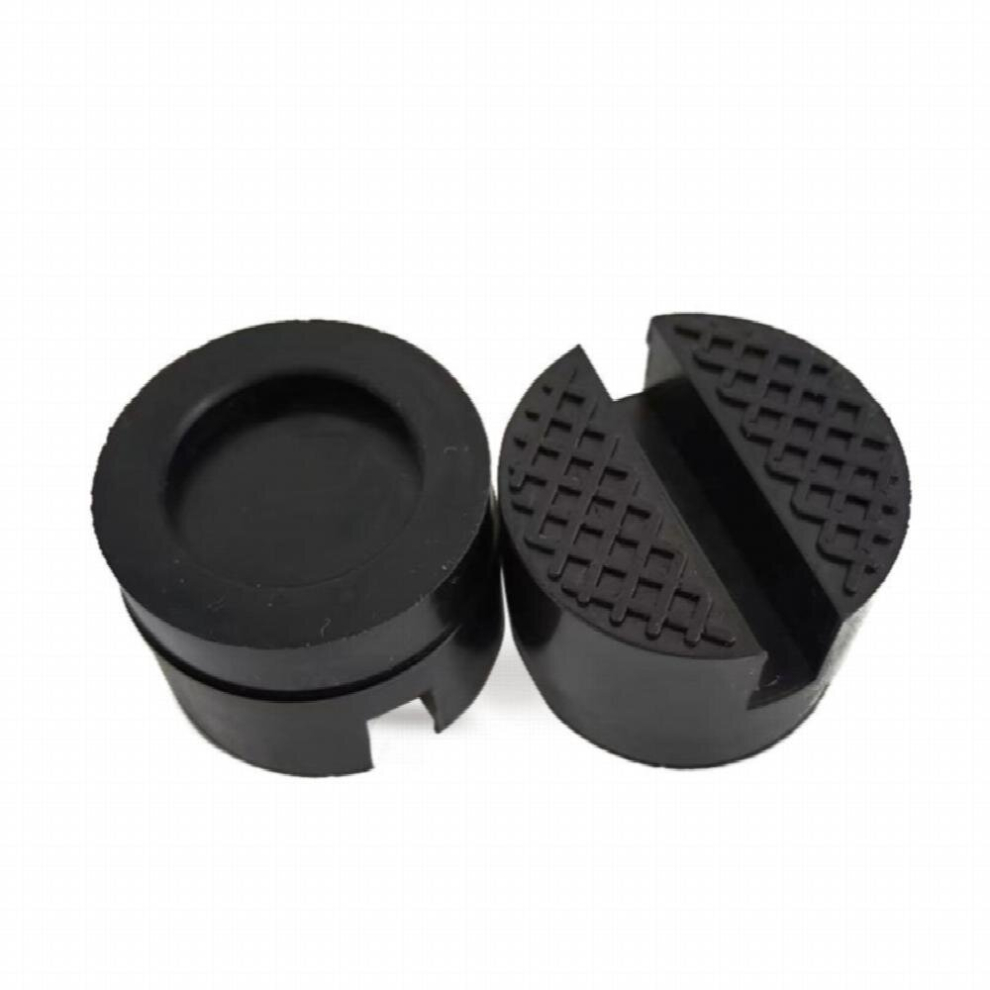 1Pc Floor Slotted Car Jack Rubber Pad Frame Protector Adapter Jacking Tool Pinch Weld Side Lifting Disk 885680871139