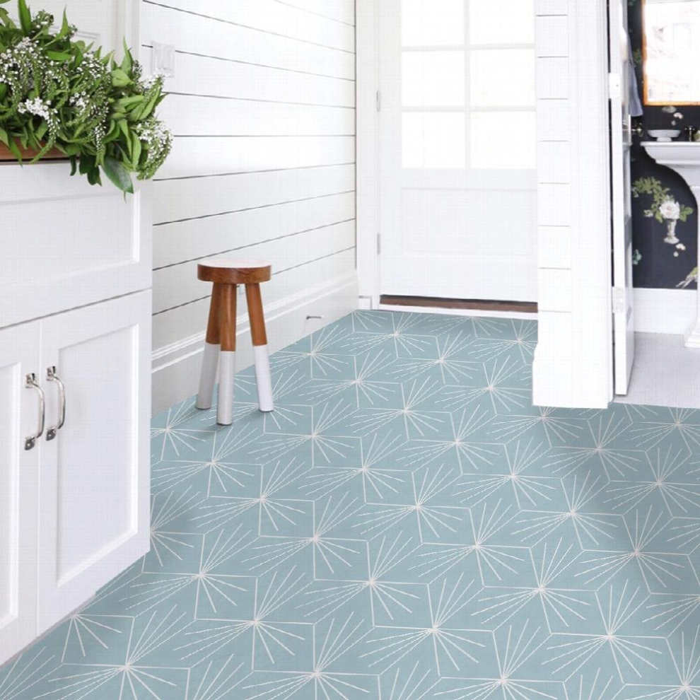 10Pcs Hexagon Self Adhesive Waterproof Tile Sticker 885680872624