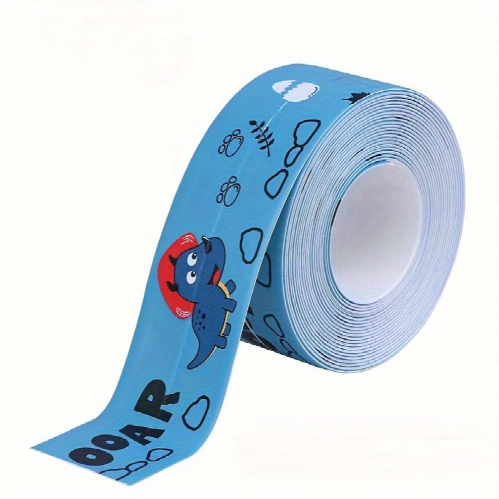 1 Roll Waterproof And Mildew Proof Seam Stickers Kitchen Stove Countertop Pool Wall Corner Bathroom Toilet Base Stickers Acrylic Glue Window Table Bal 885680873188