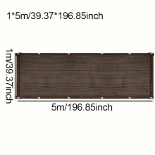 1pc Privacy Decor Fence Reinforced Edges Decorative Fence Chain Link Fence Protective Covering Windscreen Fencing Mesh Fabric Shade Cloth Net Cover Fo
