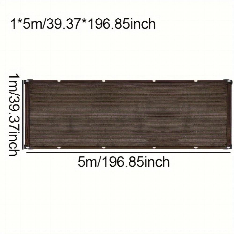 1pc Privacy Decor Fence Reinforced Edges Decorative Fence Chain Link Fence Protective Covering Windscreen Fencing Mesh Fabric Shade Cloth Net Cover Fo